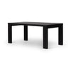 Millie Drifted Matte Black Veneer Dining Table | ready to ship!