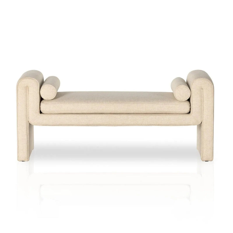 Mitchell Thames Cream Accent Bench | ready to ship!
