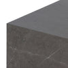 Modern Grey Italian Marble Marble Plinth End Table | ready to ship!