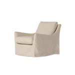 Monette Natural Slipcover Swivel Chair | ready to ship!