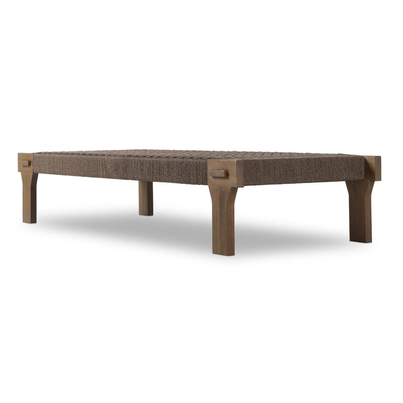 Moxie Stained Toasted Brown Outdoor Coffee Table | ready to ship!