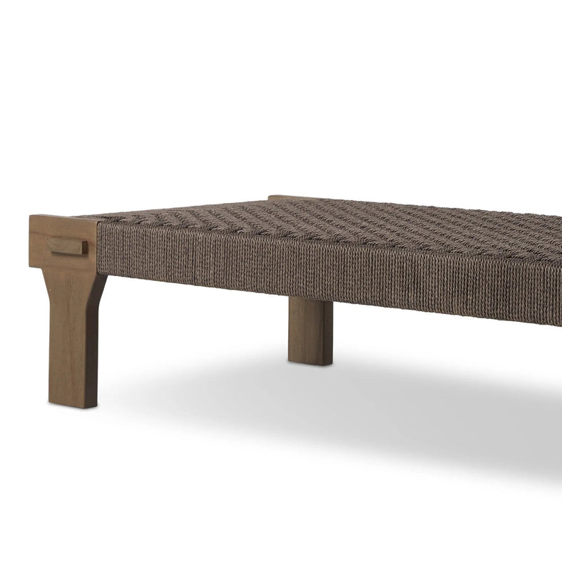 Moxie Stained Toasted Brown Outdoor Coffee Table | ready to ship!