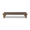 Moxie Stained Toasted Brown Outdoor Coffee Table | ready to ship!