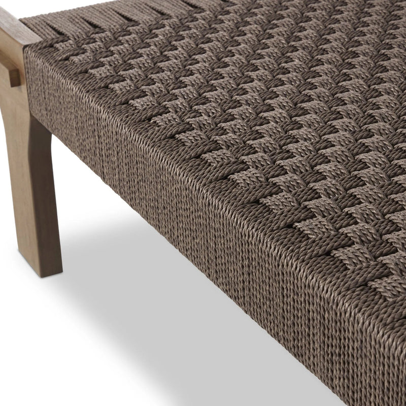 Moxie Stained Toasted Brown Outdoor Coffee Table | ready to ship!