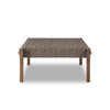Moxie Stained Toasted Brown Outdoor Coffee Table | ready to ship!