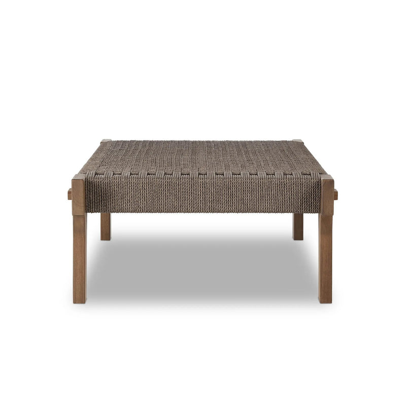 Moxie Stained Toasted Brown Outdoor Coffee Table | ready to ship!