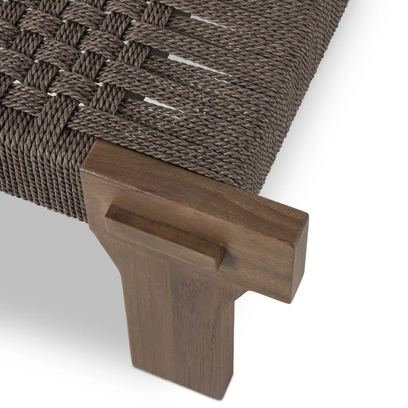 Moxie Stained Toasted Brown Outdoor Coffee Table | ready to ship!