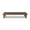 Moxie Stained Toasted Brown Outdoor Coffee Table | ready to ship!
