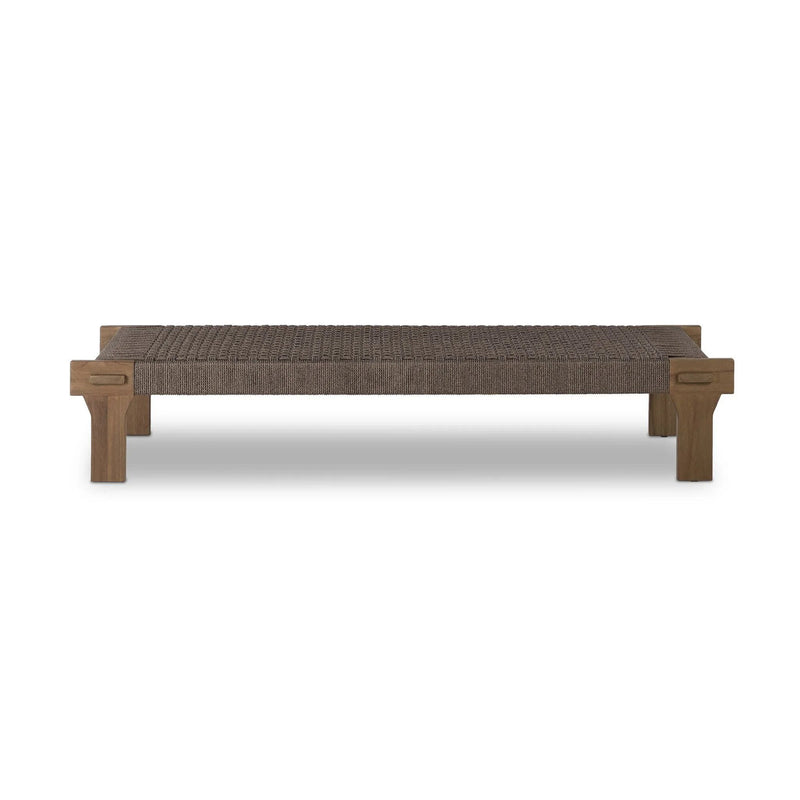 Moxie Stained Toasted Brown Outdoor Coffee Table | ready to ship!