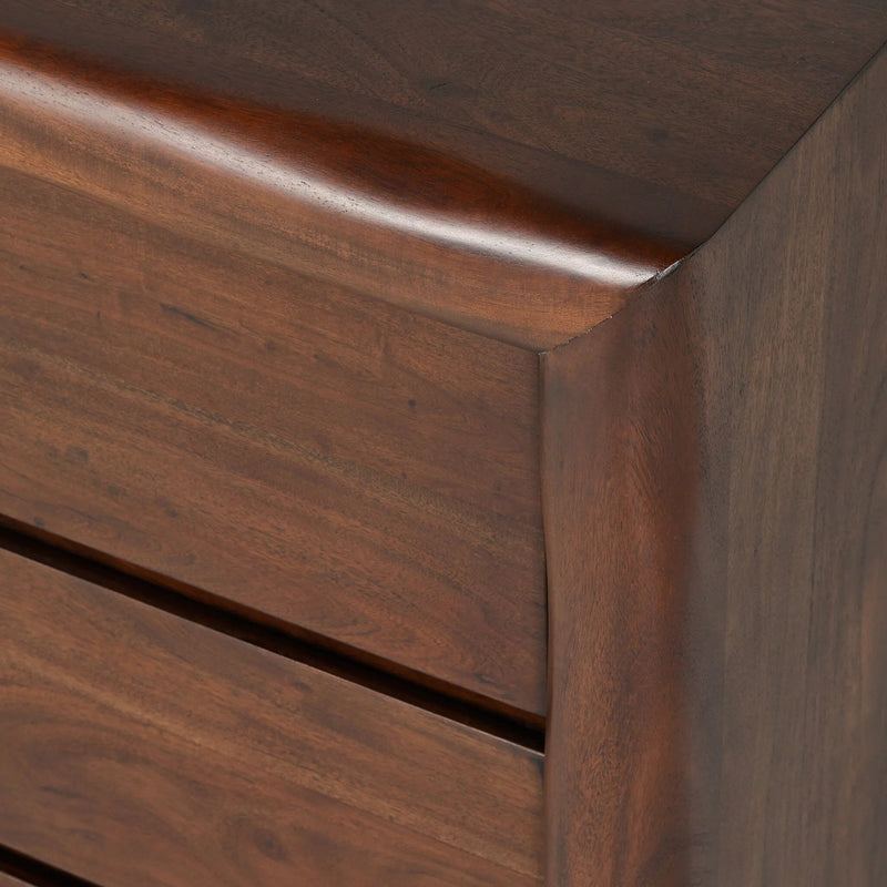 Nigel Rustic Brown Acacia 6 Drawer Dresser | shipping 6/23/2025