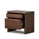 Nigel Rustic Brown Acacia Nightstand | ready to ship!