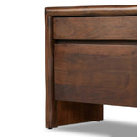 Nigel Rustic Brown Acacia Nightstand | ready to ship!
