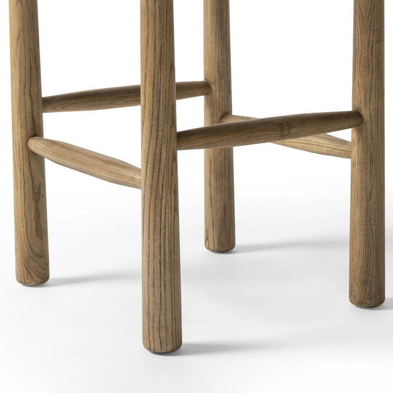 Nino Dakota Tobacco Backless Stool | ready to ship!