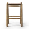 Nino Dakota Tobacco Backless Stool | ready to ship!