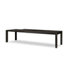 Noeline Cracked Smoked Black Veneer Extension Dining Table | ready to ship!