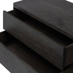 Noeline Smoked Black Oak Veneer Nightstand | shipping 7/1/2025