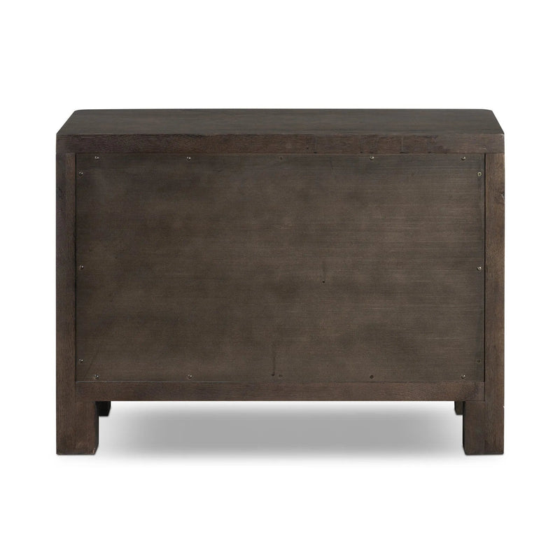 Noeline Smoked Black Oak Veneer Nightstand | shipping 7/1/2025