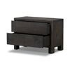 Noeline Smoked Black Oak Veneer Nightstand | shipping 7/1/2025