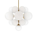 Nova Burnished Brass Chandelier | ready to ship!