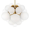 Nova Burnished Brass Chandelier | ready to ship!
