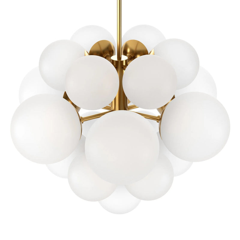Nova Burnished Brass Chandelier | ready to ship!