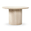 Oakland Outdoor Cream Marble Dining Table | shipping 7/14/2025