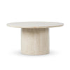 Oakland Outdoor Cream Marble Dining Table | shipping 9/7/2025