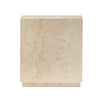 Oakland Cream Marble Square Outdoor End Table | ready to ship!
