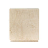 Oakland Cream Marble Square Outdoor End Table | ready to ship!