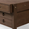 Oakley Dark Toasted Oak Veneer Desk | ready to ship!