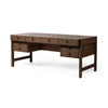 Oakley Dark Toasted Oak Veneer Desk | ready to ship!