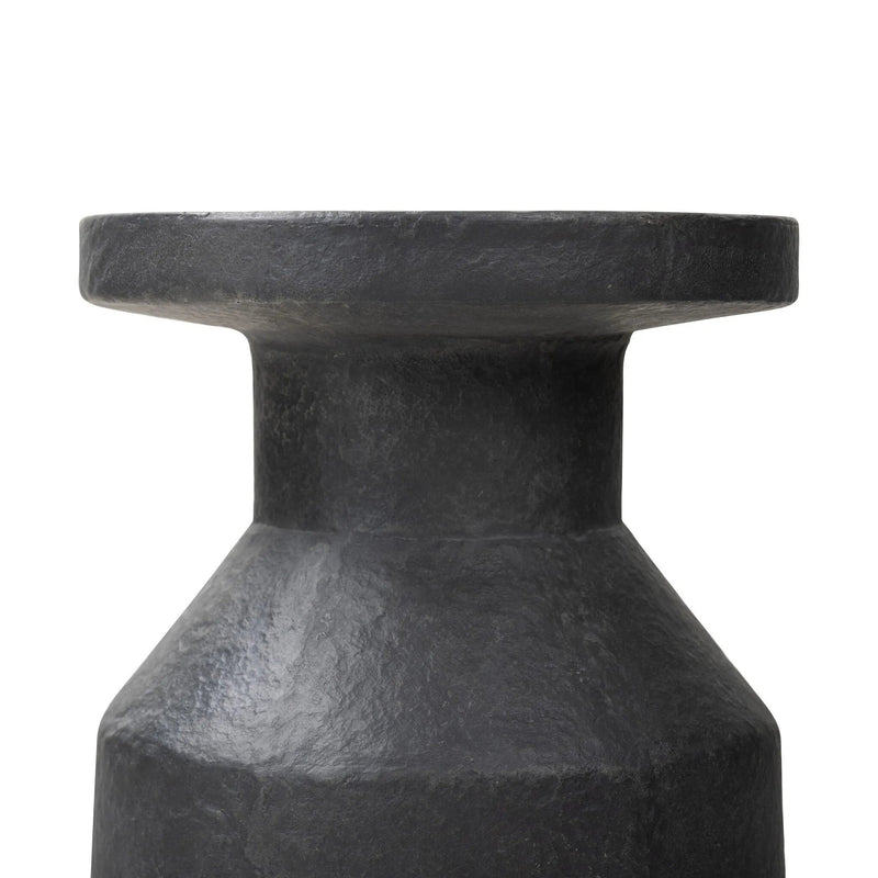 Odeon Distressed Graphite Concrete End Table | shipping 5/30/2025
