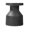 Odeon Distressed Graphite Concrete End Table | shipping 5/30/2025