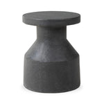 Odeon Distressed Graphite Concrete End Table | shipping 5/30/2025