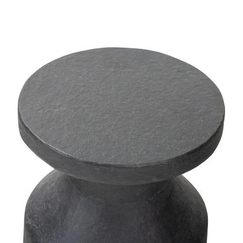 Odeon Distressed Graphite Concrete End Table | shipping 5/30/2025