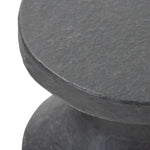 Odeon Distressed Graphite Concrete End Table | shipping 5/30/2025