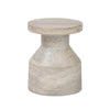Odeon Textured Sandy Grey End Table | shipping 7/23/2025