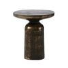 Odessa Distressed Bronze End Table | shipping 6/23/2025