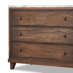 Odette Antique Belgium Bleach Marble Nightstand | shipping 8/3/2025