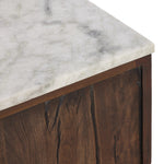 Odette Antique Belgium Bleach Marble Nightstand | shipping 8/3/2025