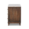 Odette Antique Belgium Bleach Marble Nightstand | shipping 8/3/2025