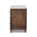 Odette Antique Belgium Bleach Marble Nightstand | shipping 8/3/2025