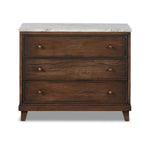 Odette Antique Belgium Bleach Marble Nightstand | shipping 8/3/2025