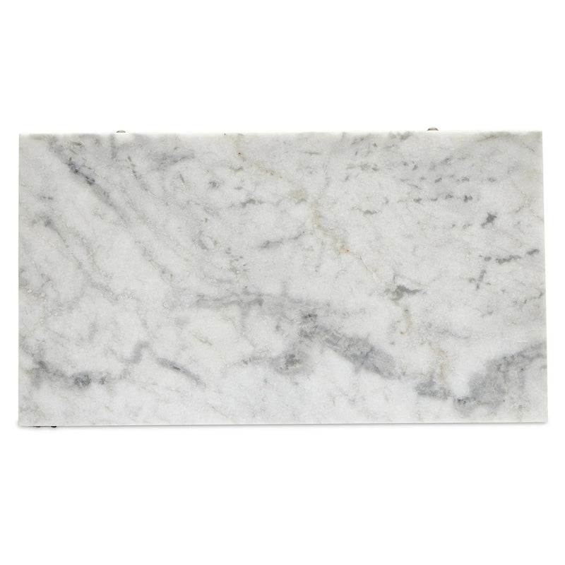 Odette Antique Belgium Bleach Marble Nightstand | shipping 8/3/2025