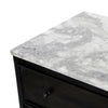 Odette White Statuario Marble Nightstand | shipping 08/10/2025