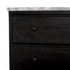 Odette White Statuario Marble Nightstand | shipping 08/10/2025