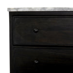 Odette White Statuario Marble Nightstand | shipping 08/10/2025
