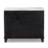 Odette White Statuario Marble Nightstand | shipping 08/10/2025