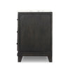 Odette White Statuario Marble Nightstand | shipping 08/10/2025
