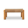 Olin Light Wash Mahogany Coffee Table | ready to ship!